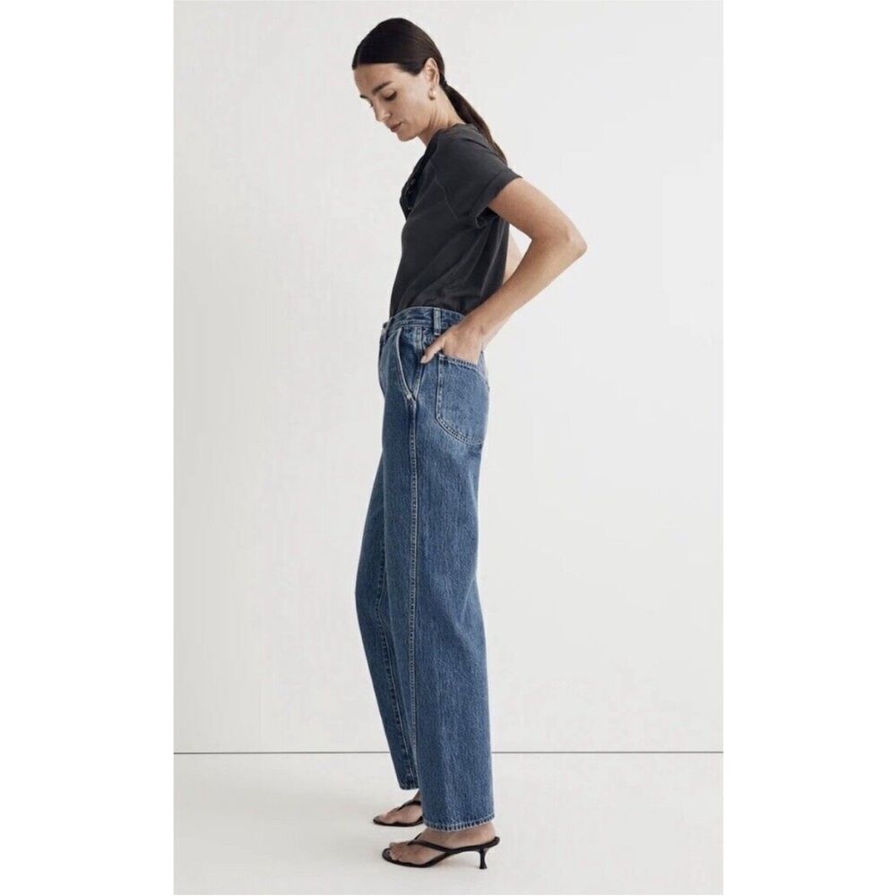 Madewell Baggy Straight Jeans Twisted Seam Edition Women's Size 27 - Picture 5 of 9